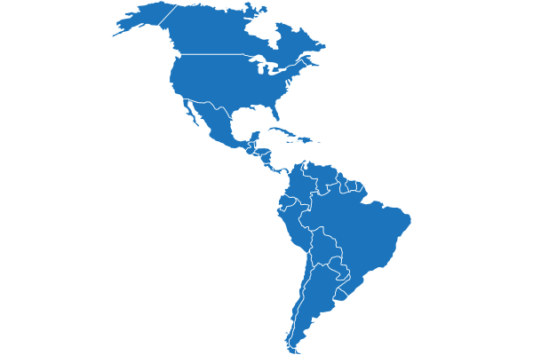 Slepá mapa Ameriky